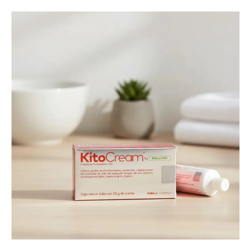 Kitocream Crema Cicatrizante Tubo Día Noche Todo Tipo Piel