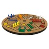 Wooden Board Game Flying Chess Peg Board Game Family Game