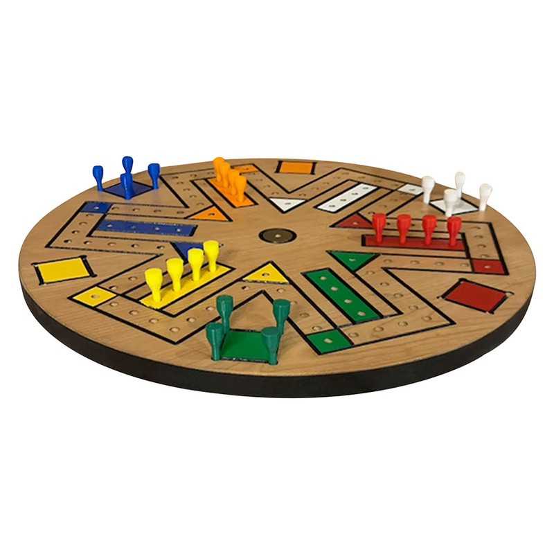 Wooden Board Game Flying Chess Peg Board Game Family Game