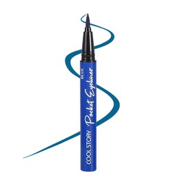 COOL STORY Blue Liquid Eyeliner Pencil – Water Resistant & Smudge-Proof, Long-Lasting Eye Liner Makeup