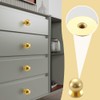 PmLwakiR 6 PCS 25MM Modern Handles Knobs Round Shaped Dresser
