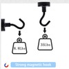 L0famy 8PCS Magnetic Hooks 35lbs Pull, 20mm Neodymium Strong Magnets,