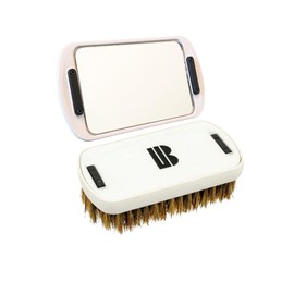 Magnetized High-end Beard Brush Set – The “Traveler” Set includes a detachable mirror and boar bristle brush. The “ULTIMATE BRUSH” is available in three sets and multiple colors.