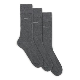 BOSS Men's 3P RS Uni CC Regular Socks, Medium Grey31, 39-42, Medium Grey31