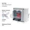 KERWINN Button Box With Red Emergency and Green Momentary Stop