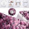Yieldeer Japanese Shower Curtain Asian Cherry Blossom Bathroom Decor Mountain