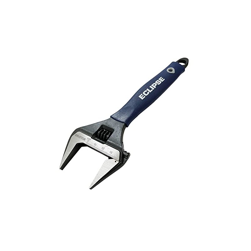 Eclipse Professional Tools ADJW8WJ 8" Adjustable Wrench Extra Wide Jaw