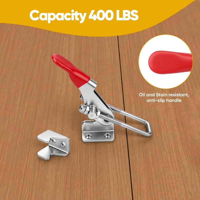 2Pcs Toggle Latch Clamp, Adjustable Latch Lock, Smoker Clamps Heavy