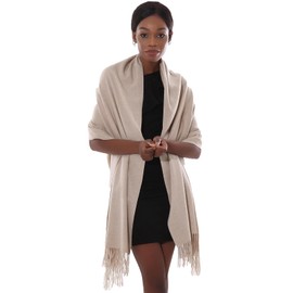 PIOYMEYA Scarf Stole Festive Fur Evening Dress Pashmina Scarves Scarves for Women Winter, beige