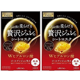 Premium PUReSA Golden Gelée Facial Sheet Mask, Hyaluronic Acid, 1.2 oz (33 g)