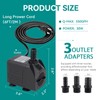 FREESEA Aquarium Submersible Fountain Pump: 30W 550GPH Adjustable Quiet Water