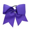 Purple Jumbo Bow Pony with Tails