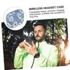 TEHAUX Wireless Earphone Box for Portable Protective Shell Durable Charging