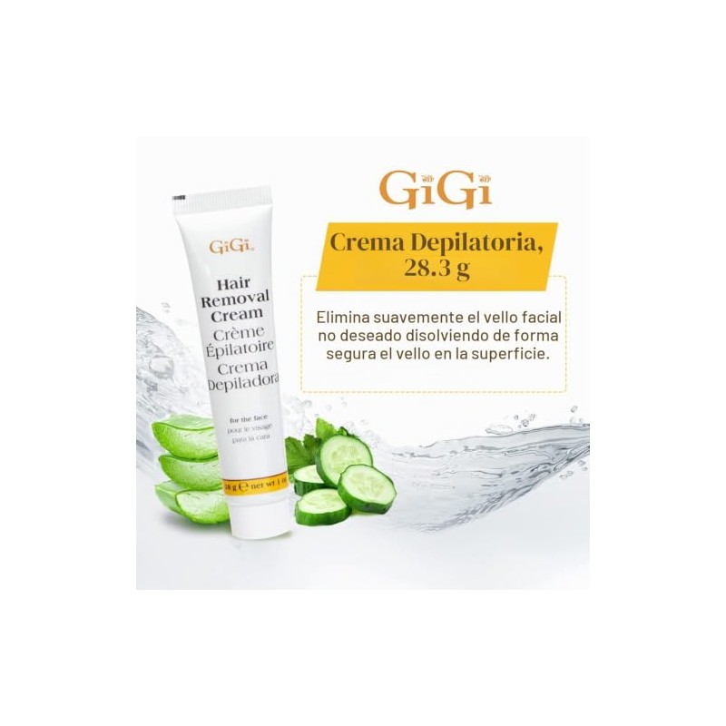Gigi Hair Removal Cream for The Face, 1 oz &