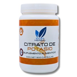 Citrato de Potasio bolsa con 500 cápsulas