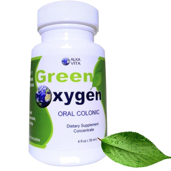 Colon Cleanse Digestive Detox Alkaline Oral Colonic Liquid Green Oxygen ALKAVITA