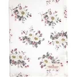 GreenGate Abella Tea Towel White Flowers Cotton 50 x 70 cm Kitchen Towel