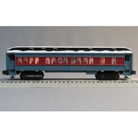 Lionel: 6-84328-C / 2123130-C The Polar Express Silhouettes Coach Car - New Snow TOP Design!