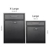 KYODOLED Steel Combination Lock Mail Boxes Outdoor,Locking Wall Mount Mailbox,Security
