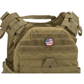 Evike Operator Profile PVC Hex Patch American Flag Series (Color: Full Color)