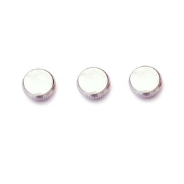 Alnicov White Shell Inlay Trumpet Finger Buttons Sliver for Trumpet Replacement 3pcs