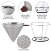 Pour Over Coffee Dripper, Reusable Coffee Filter Durable Stainless Steel