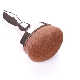 FOMIYES 9-piece Makeup Brush Set Professional Cosmetics Brush Kit Electroplated Plastic Handle Nylon Bristles for Daily Professional Use