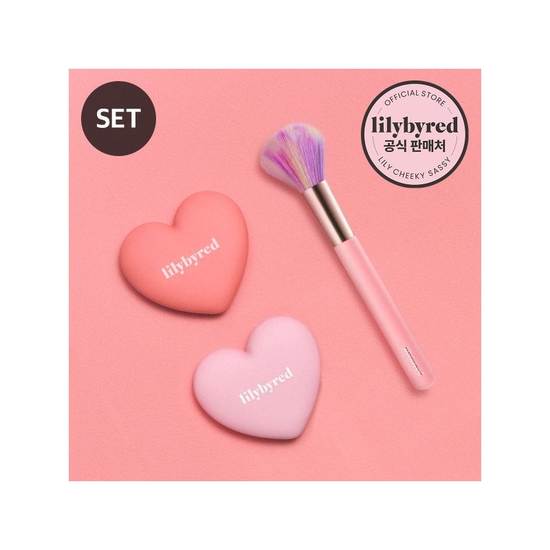 Lilybyred 릴리바이레드 러브빔 치크+치크 브러쉬 Lilybyred Love Beam Cheek +