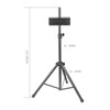 Cunyuer Dartboard Stand, Adjustable Stainless Steel Dartboard Tripods, Portable Board