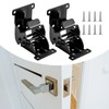 Baoblaze 2X Furniture Leg Hinges Folding Self Locking Hardware Accessory