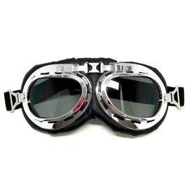 Motorcycle Goggles, Transparent, Folding, Men's, Sunglasses, Protective Glasses, Bike Goggles, Motorcycle Goggles, Women's, Punk Goggles, Skiing, Dustproof, Windproof, Shockproof, UV Protection, Retro, Unisex