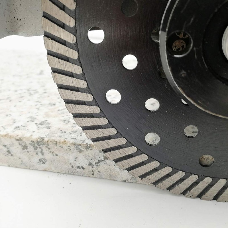 4.5“/115mm Hard Granite Diamond Cutting Disc with Multi Holes for