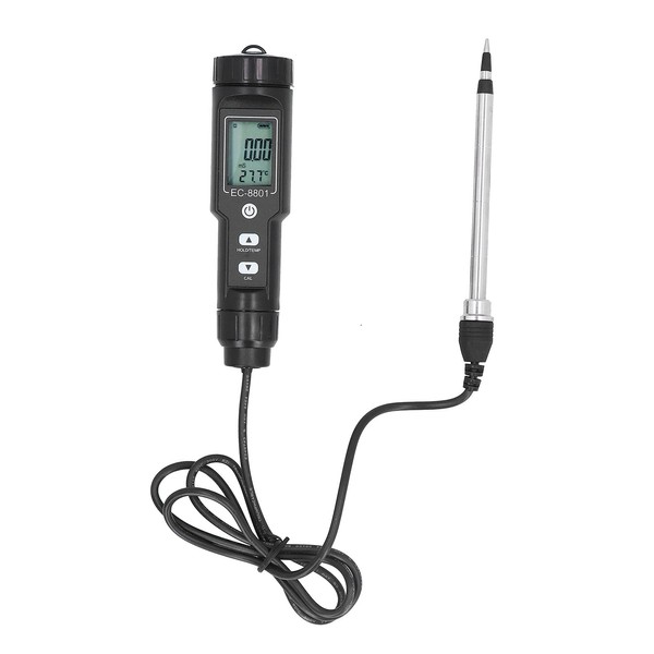 Haofy EC soil meter, salt detector, Portable Soil Conductivity Tester