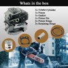 LLANNDER 51mm Cylinder Assembly Piston Overhaul Kit for Husqvarna K760