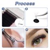 Qeelasee Faux Mink Silk Eyelash Extensions 0.03mm D Curl 15mm