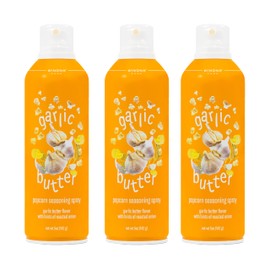 Winona Pure Garlic Butter Seasoning Spray - For Popcorn, Chicken, Baked Potatoes, Vegetables & More - 5 oz Bottle - 3 Pack