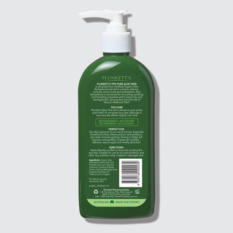Plunketts 99% Pure Aloe Vera Soothing Gel 240 ml