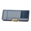 Kutsuwa CH204BK Pencil Case, Magnetic Brush, Tough Clear, Black