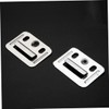 Gadpiparty Wpc Wall Panel Buckle 100pcs Stainless Steel Wall Panel