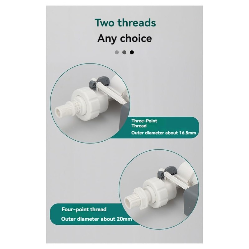 Tskcvy Bathroom in-Wall Water Tank Inlet Valve Hang Wall Hanging