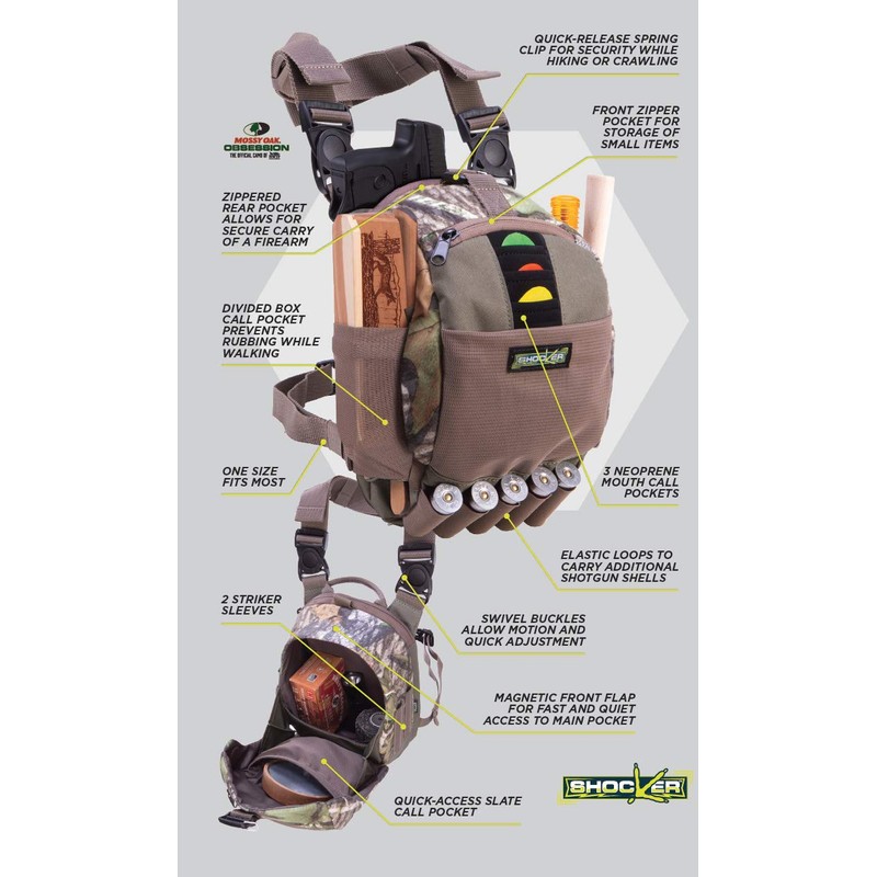 Allen Company Shocker Cut-N-Run Turkey Hunting Pack - 3in1 Functionality: