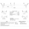 Universal Gas Struts Spring Eyelet | 100-1000 Newton | Length
