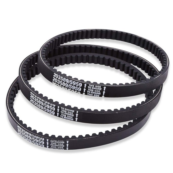 3pcs 30 Series Go Kart Drive Belts, Transfer Belts for