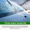 Tecledsn 2PCS Front Windshield Washer Nozzles, Washer Nozzle Kit, Washer