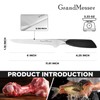 GrandMesser Boning & Fillet Knife, 6" Deboning Knife, Fish Knife