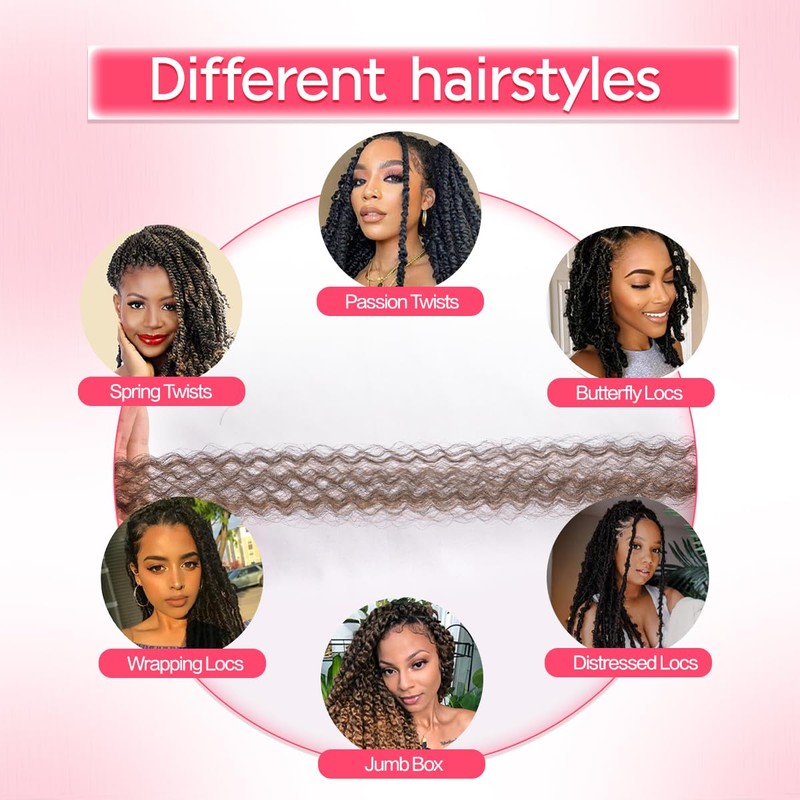 Synthetic Cuban Twist Hair Extensions for Women Braiding Hair8 Pack