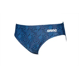 arena Mens Briefs Seasonal Print 3" Athletic Training Swim Trunks