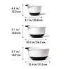 OXO Good Grips 3- Piece Plastic Mixing Bowl Set, 2500