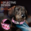 ilFindYou Reflective Dog Collars for Medium Dogs Soft Nylon Camo