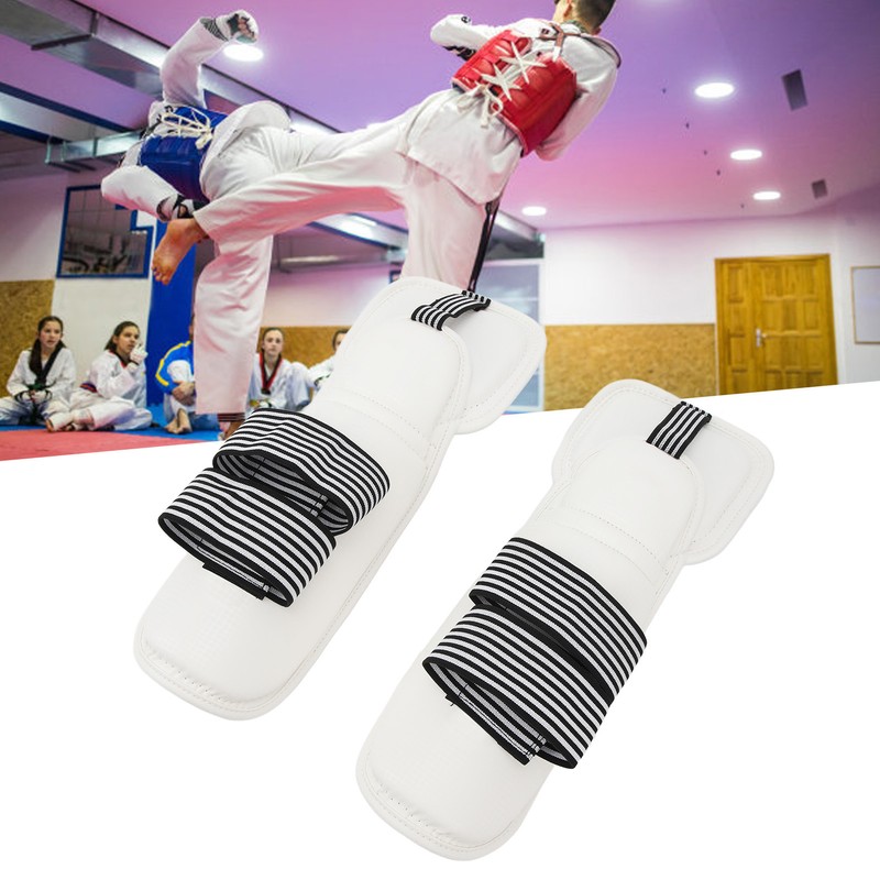 1 Pair Taekwondo Arm Protectors EVA Foam PU Matte Surface